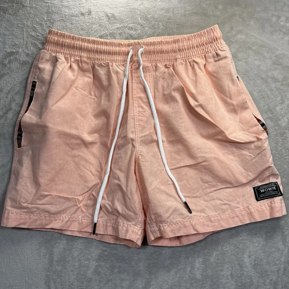 Wowie Shorts Mens‎ M Peach Nomad Inseam 5